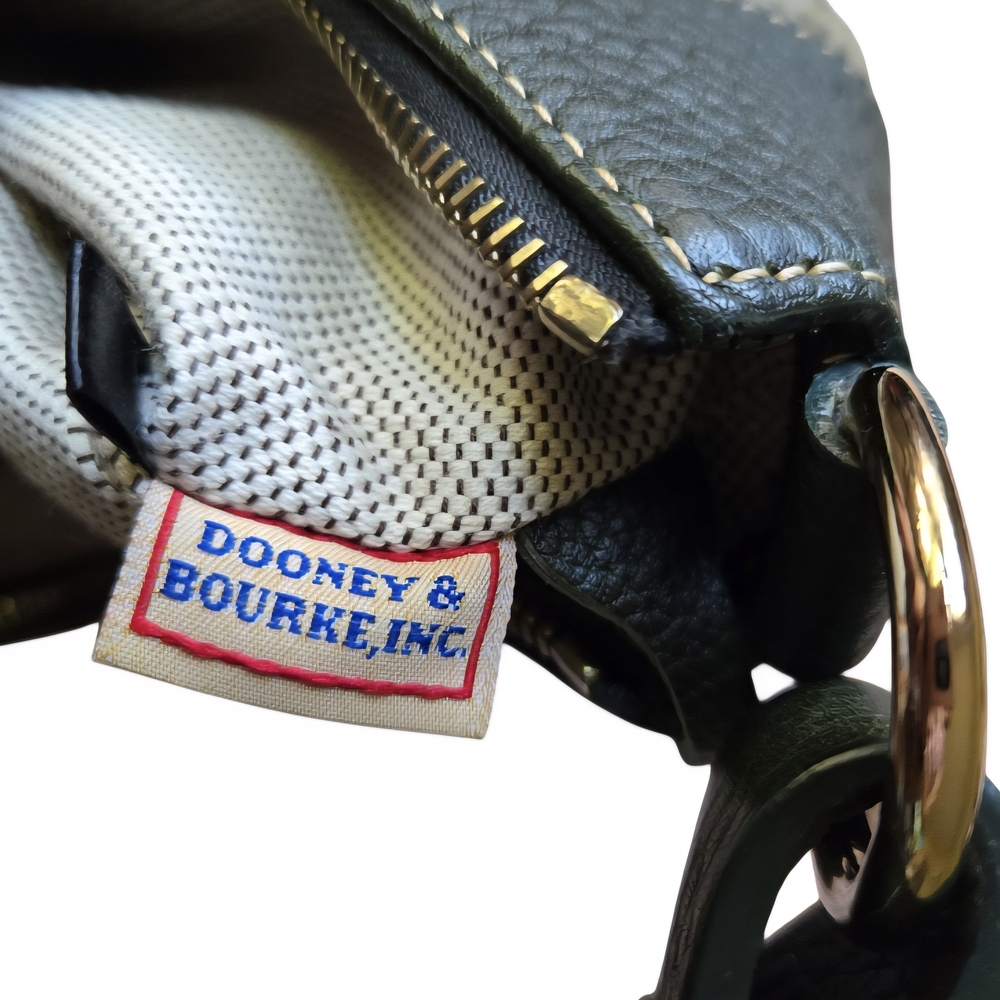 Dooney & Bourke Black and Gray Hobo Bag - Picture 12 of 14